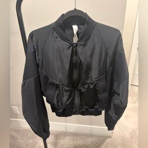 ALO Yoga Black Mixed Media Reinvention Jacket